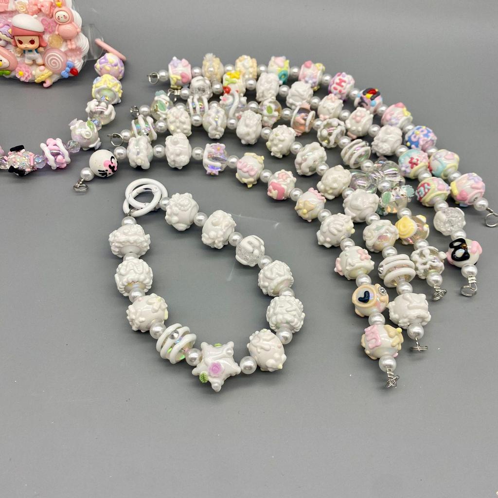 Сделай сам цепочку для телефона из бусин с оригинальным дизайном - Модный противоутерянный задний зажим