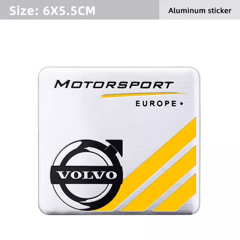 3D Emblem Sticker Logo Car Fender Badge Trunk Decal For Volvo ES90 EC40 EX40 EM90 XC90 V90 V60 XC60 V40 S80 S60 S90 XC40 XC70