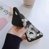 Мягкий силиконовый черный чехол с рисунком Line Chinese Loong для Xiaomi Redmi Note 13 Pro Samsung A55 A35 M35 S24 iPhone Camera Защитный противоударный чехол