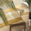 Summer Beach Palm Trees Sheer Curtains for Bedroom Living Room Decoration Window Curtain for Kitchen Tulle Voile Organza Drapes