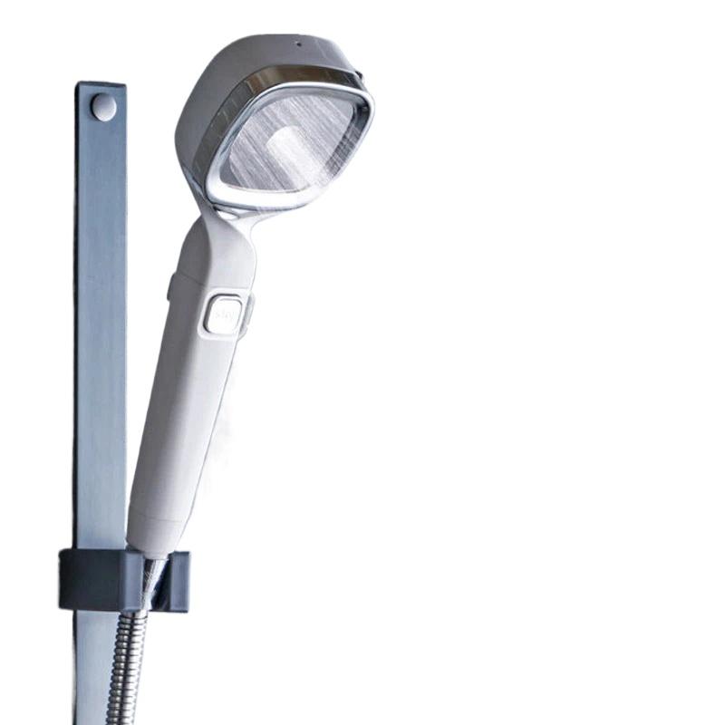 Массажная душевая лейка высокого давления с самоочисткой и фильтром - Остановка воды одним касанием, Прочный материал ABS, Экономия воды