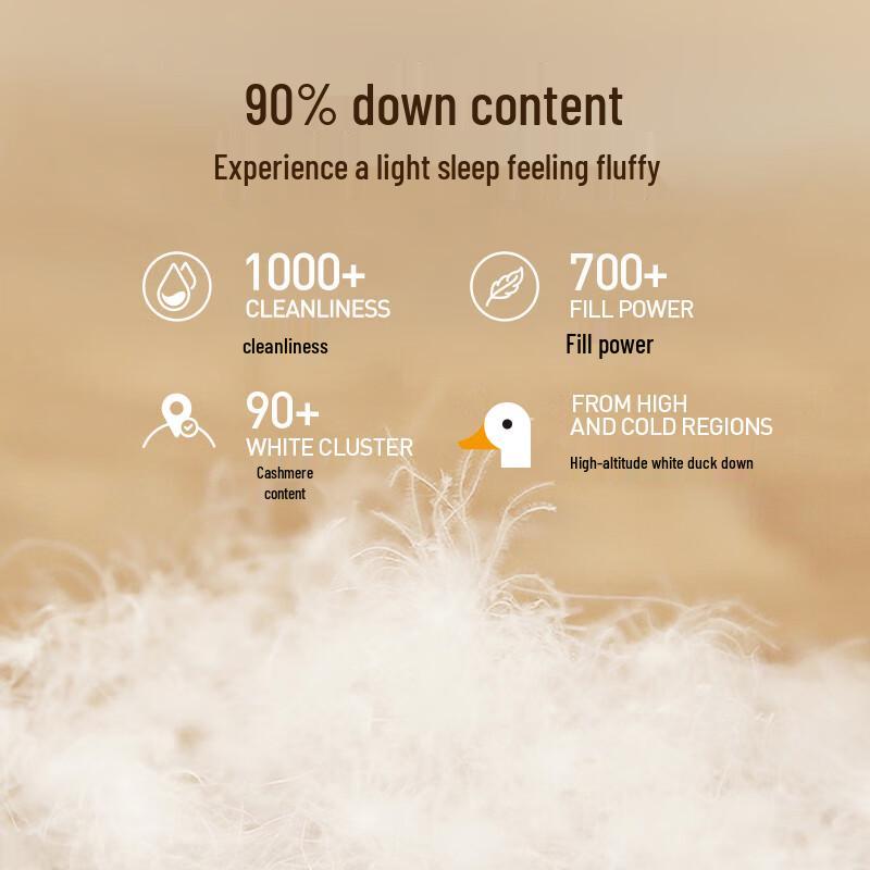 Jingdong Zhizao 90% White Duck Down Duvet