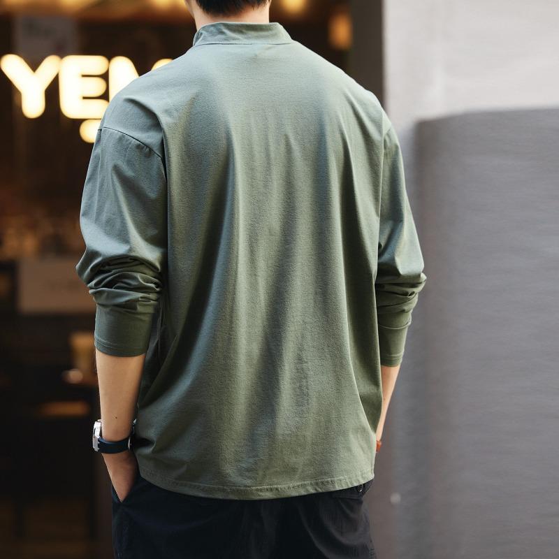 Men S Outdoor Cycling Half Zip Long Sleeve T Shirt Autumn