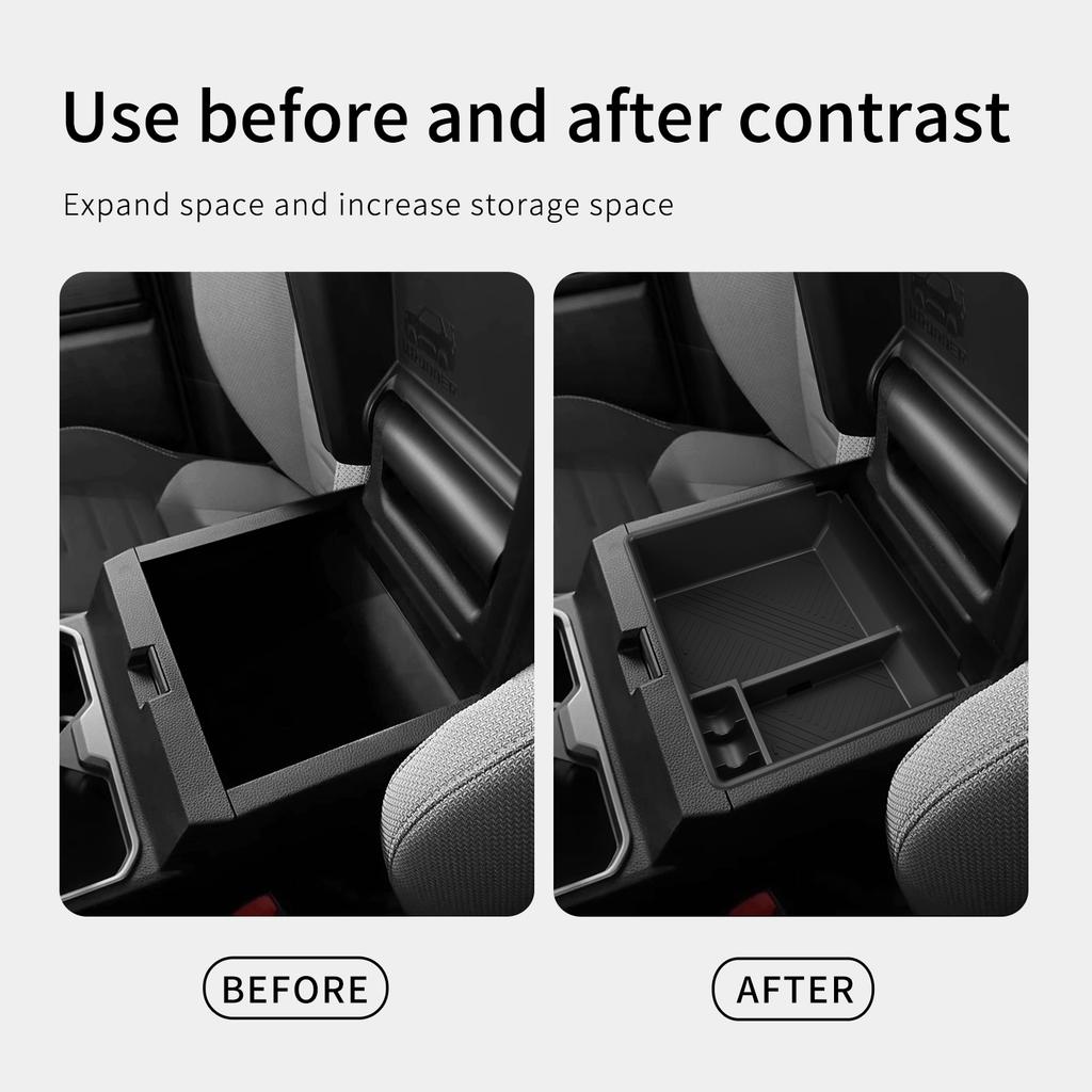 Для Toyota 4Runner 2025 Подлокотник центральной консоли Лоток для хранения ABS Органайзеры Наведение порядка Аксессуары для интерьера автомобиля