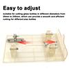 Universal Adjustable DIY Glass Bottle Cutter Adjustable Sizes Metal Glassbottle Cut Machine Wine Bottles Crafting