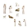 2025 Nativity Character Statue Hand Drawn Decoration Christmas Present Decoración De Habitación