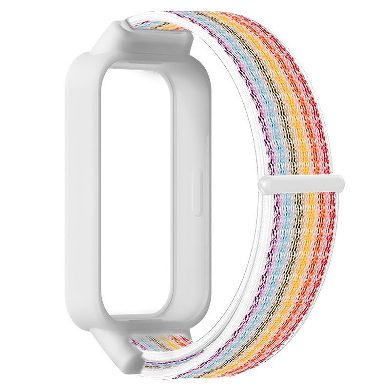 Нейлоновый петлевой ремешок для Redmi Band 3 Дышащий браслет на запястье для Xiaomi Mi Band 9 Active/Redmi Band 3 Спортивный ремешок Correa