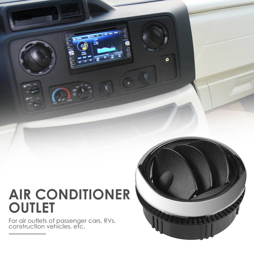 Универсальный выход кондиционера с хромированным 2,95-дюймовым воздухозаборником для автофургона, автобуса, автомобильных деталей интерьера
