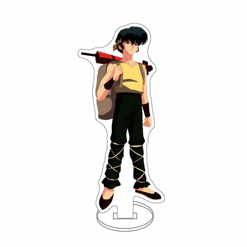 НОВИНКА 15 см Ranma 1/2 Акриловая фигурка-подставка Тэндо Аканэ Хибики Рёга Аниме Модель Пластина Стоячий знак ГОРЯЧИЙ Мультяшная кукла Спальня