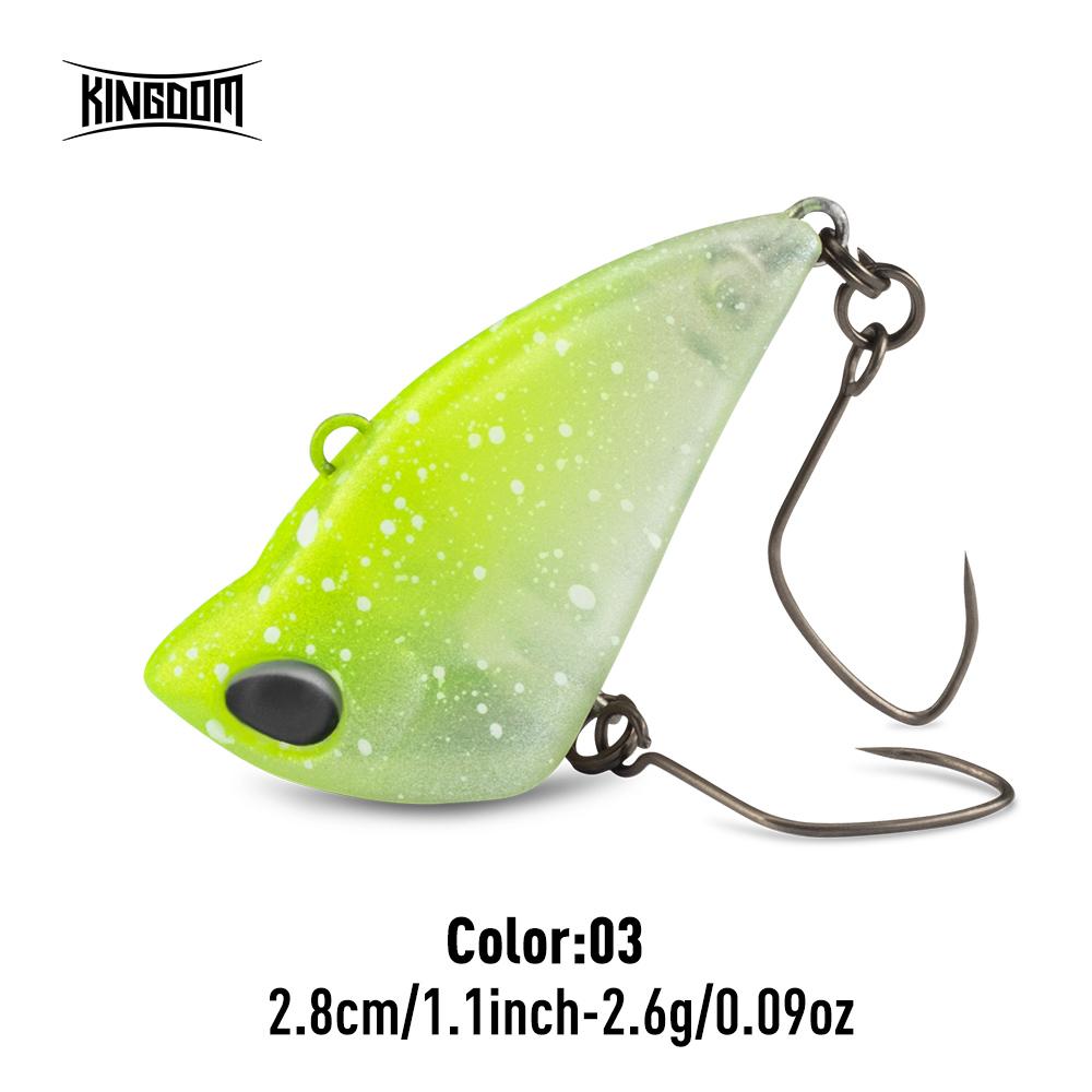 Рыболовная приманка Kingdom Micro Vibration VIB 2,6 г/28 мм 3,5 г/32 мм Тонущая жесткая приманка VIB ABS Вибрационная рыболовная снасть Искусственные жесткие приманки