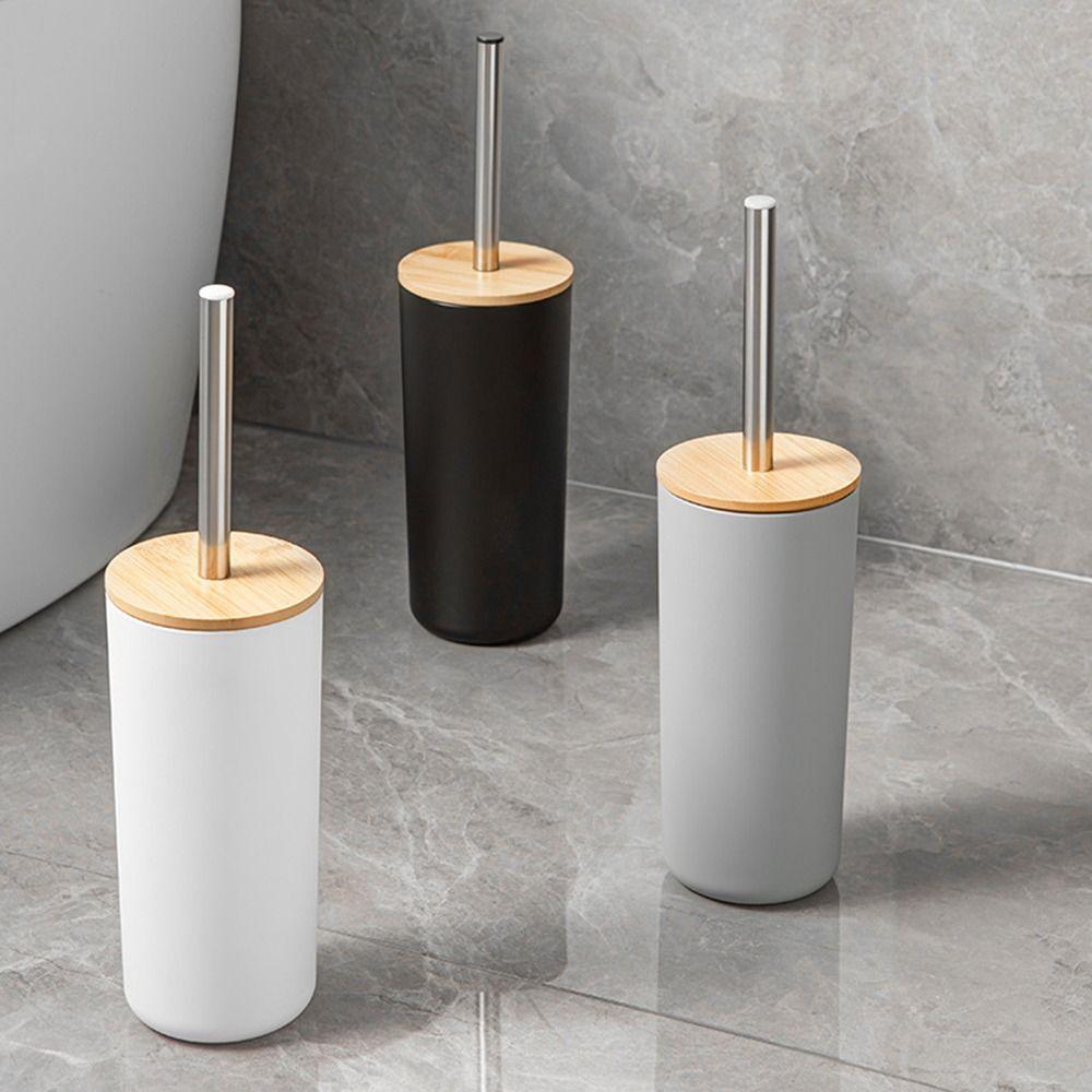 Long Handle Toilet Scrubber Standing Base Bathroom Cleaning Tool Toilet Brush Set  Toilet Cleaning