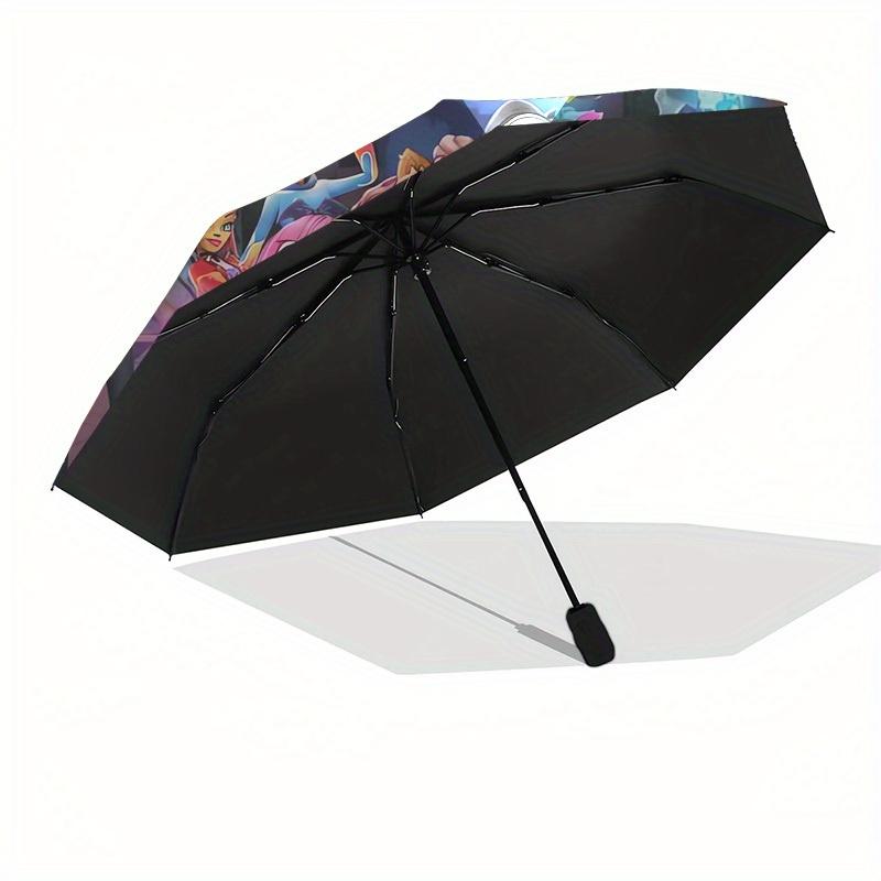 1pc Monster High, Halloween Themed High-quality Umbrella,Automatic Opening and Closing Umbrella,Multi-functional Umbrella G0811401