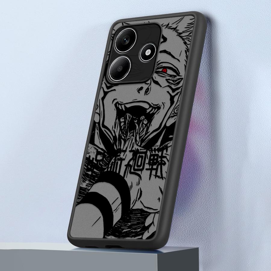 Японский Крутой Аниме Чехол Задняя Крышка Телефона для Xiaomi Redmi Note 14 A4 10 13C 12 9S 13 Pro Plus 14C 11