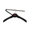 Shinko Hanger S&F El Paso Stop Black Suit and School Uniform Hanger, Made in Japan, with 360-Degree Rotating Hooks, Adjustable Shoulder Width, Anti-Sl