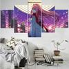 5 Pieces Anime Figure Poster Canvas Painting Wall Art Modern Living Room Study Home Decoration Modular Pictures No Frame