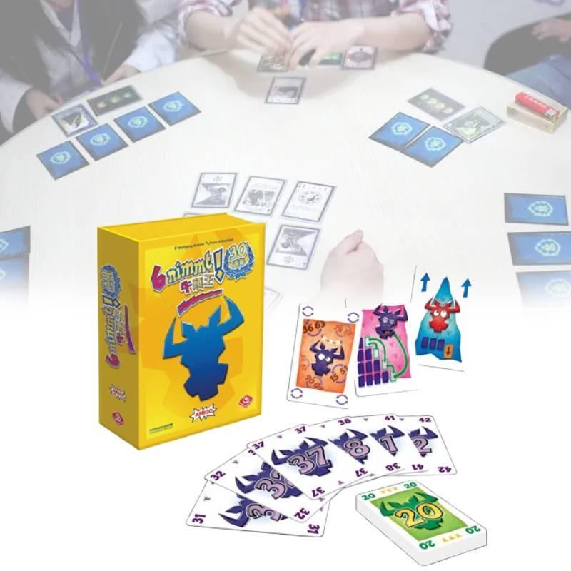 Увлекательная игра 6 Nimmt! Настольная игра к 30-летию, идеально подходящая для общения и вечеринок