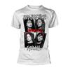 Metallica Унисекс Взрослая Футболка Лица Первых Четырех Альбомов