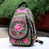 Женская сумка через плечо с этнической вышивкой в стиле бохо, нагрудная сумка в стиле ретро и вышитая сумочка