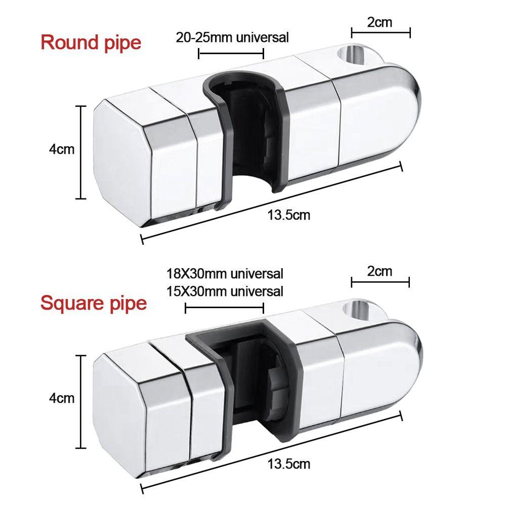 Круглый Квадратный Держатель для Душевой Лейки Вращающийся Кронштейн для Подъемной Штанги Фурнитура Аксессуары для Ванной