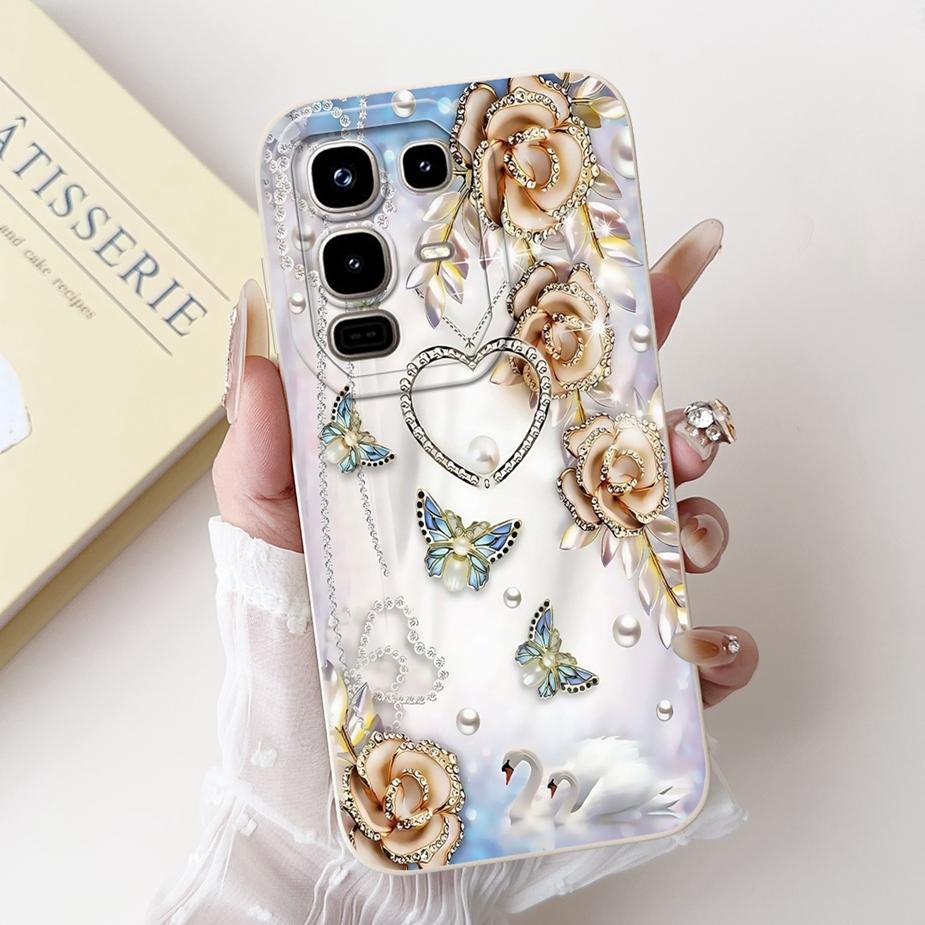 Чехол для Infinix Note 50S X6870 Милый Модный Мультяшный Чехол Ударопрочный Чехол для Телефона Для Infinix Note 50S Note50S 5G Мягкий ТПУ Fundas