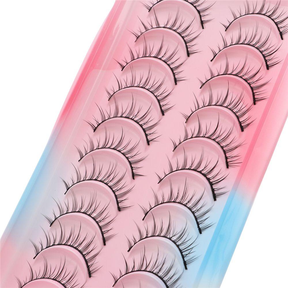 Spiky Fake Eyelashes Cat-Eye Makeup Dramatic Manga Lashes Mink Lashes Cosplay Lashes Anime Lashes