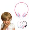 Girl Cute Color  Headphones Folding Headset Pink Headphones with MIC for Xiaomi Student Children Birthday Gifts