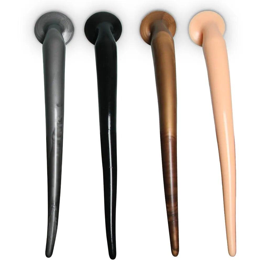 Анальная пробка, супер длинная Анальная пробка, хвост для женщин, анальный фаллоимитатор, расширитель, мужской массаж простаты, эротические сексуальные игрушки для пар, секс-игрушка для женщин