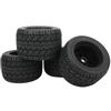 4Pcs 1 8 RC Car Rubber Tire Rims Truck Wheels for ZD Racing Accessaries Parts 165x104mm