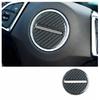 Real Carbon Fiber Steering Wheel Cover Sticker Trim For Chevrolet Camaro 2016-19