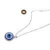 Vinatge Turkish Blue Evil Eye Pendant Necklace Amulet Lucky CharmJewerly