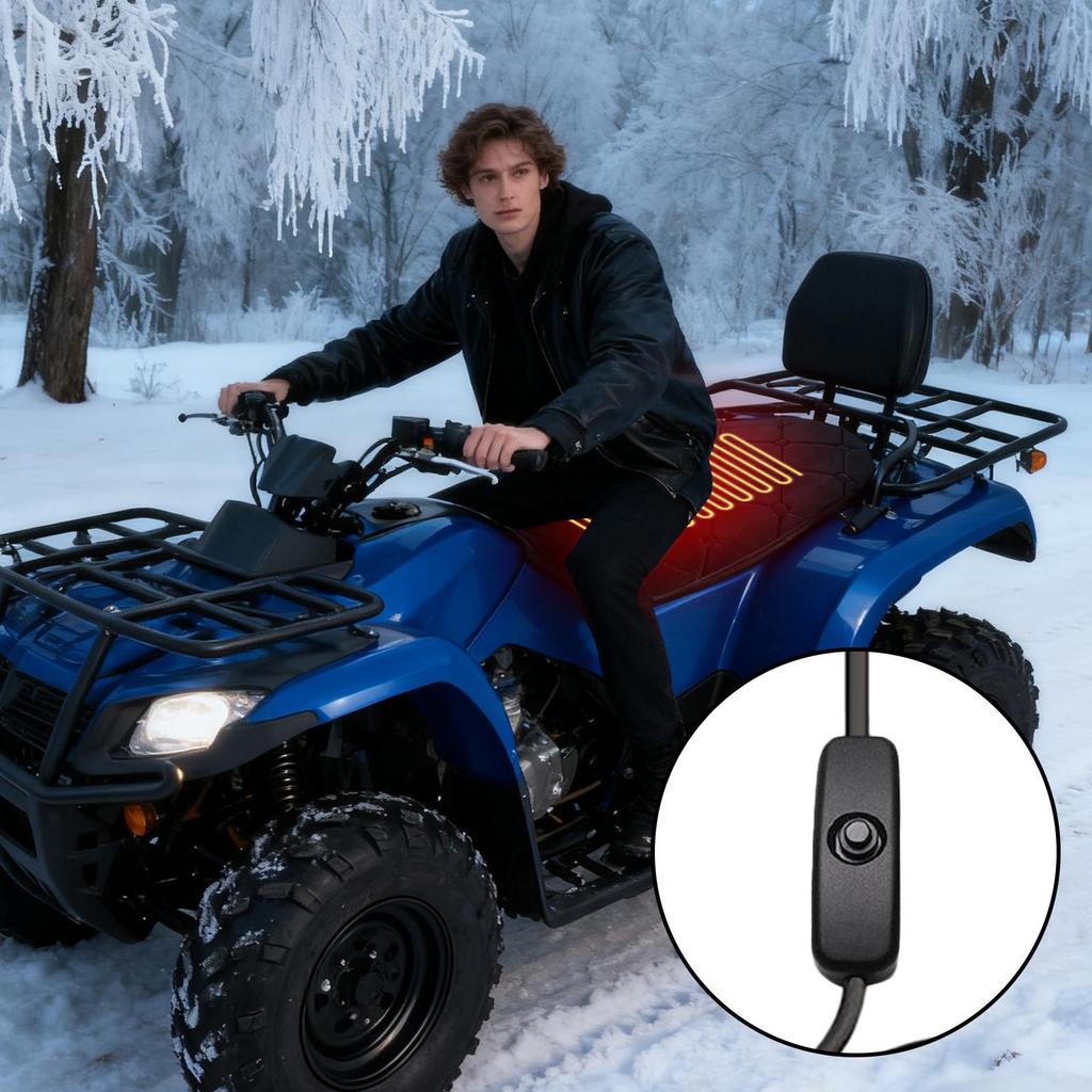 Подушка на сиденье мотоцикла Теплая накладка на сиденье мотоцикла Теплая подушка для снегохода Для кроссового мотоцикла Квадроцикла Снегохода Дорожного путешествия Туринга Уличного