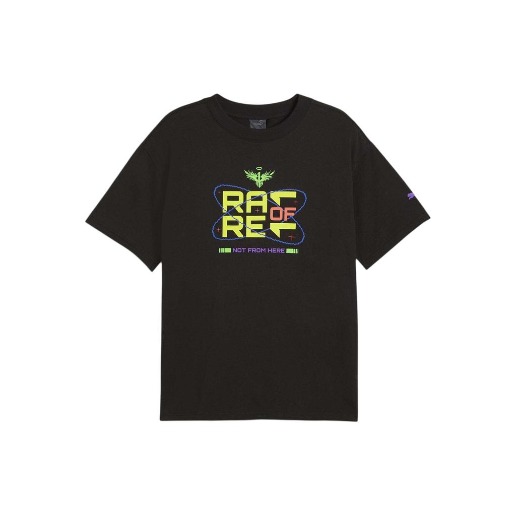 PUMA x MELO SPARK Basketball T-shirt 'Black' Men's 627742-01
