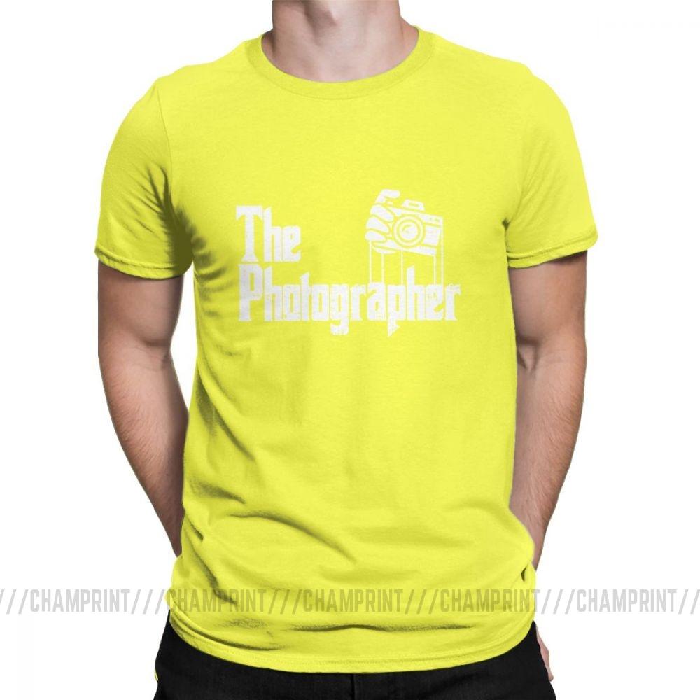 The Photographer T Shirt Men S 100 Cotton Hipster T Shirt O Neck The Godfather Tees