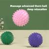 Прочный ПВХ шипастый массажный мяч для йоги, мяч для триггерных точек, для спорта, фитнеса, снятия боли в руках и ногах, шары-ежики 7 см