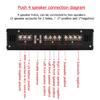 6800W 4 Channel  Stereo Amp Auto Audio Power Amplifier for Car 34x22x5cm Car Audio Amplifier