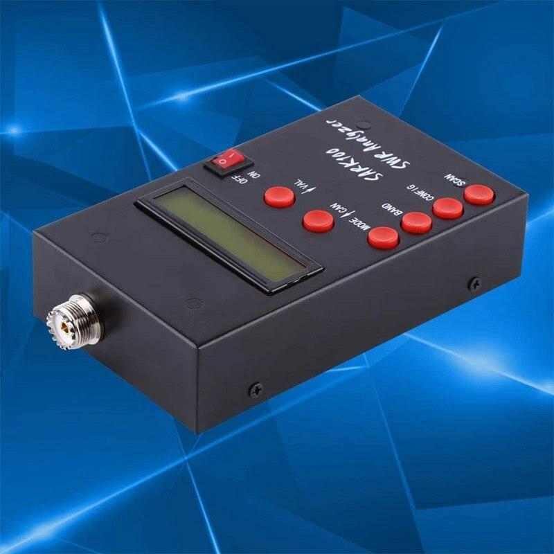 SARK100 Антенный анализатор 1-60 МГц Коротковолновый КСВ антенный анализатор с диапазоном измерений от 1,0 до 9,99 КСВ