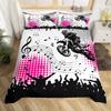 Комплект постельного белья для мотокросса, полный комплект стеганого одеяла для мотоциклистов, экстремальный спортивный пододеяльник, байкерский стеганый чехол для мотоцикла, мотоцикла, мотоцикла, мотоцикла, мотоцикла