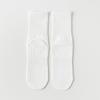 Ladies Spring and Autumn Pure Cotton Fitness Yoga Pilates Non Slip Sports Floor Mid Tube Socks