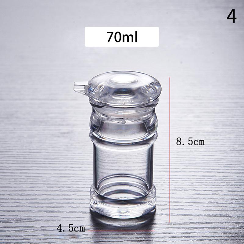 Acrylic Soy Sauce Bottle Large-Capacity Sealed Seasoning Pot Multifunctional Leak-Proof Vinegar Oil Bottle Kitchen Utensils Tool
