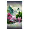 Китайский журавль, большой 5D DIY наборы алмазов для рисования, цветы, горное озеро, пейзаж, полный горный хрусталь, алмазная мозаика, вышивка S393