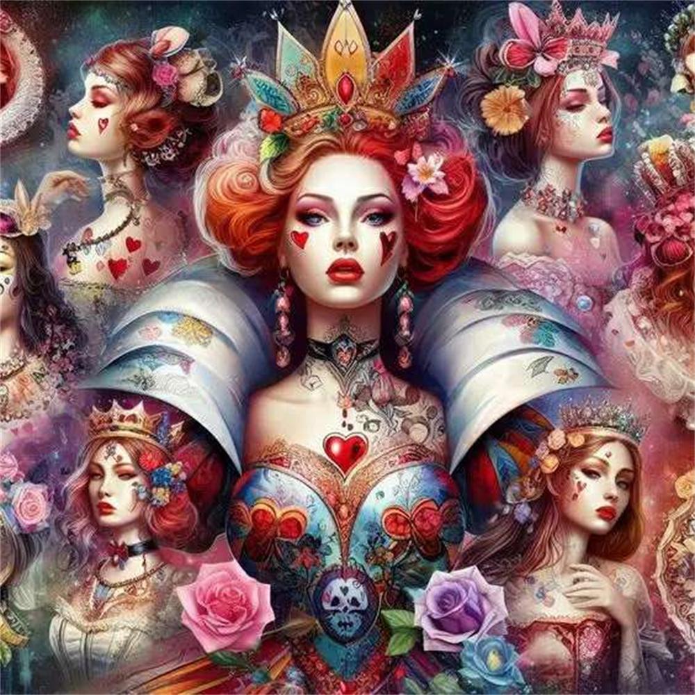 Disney Злодеи Узор Пазл Крест Печать Квадратное Искусство Алмазная Живопись 5d Стежок Мозаика Новая Коллекция Большой Размер Дети