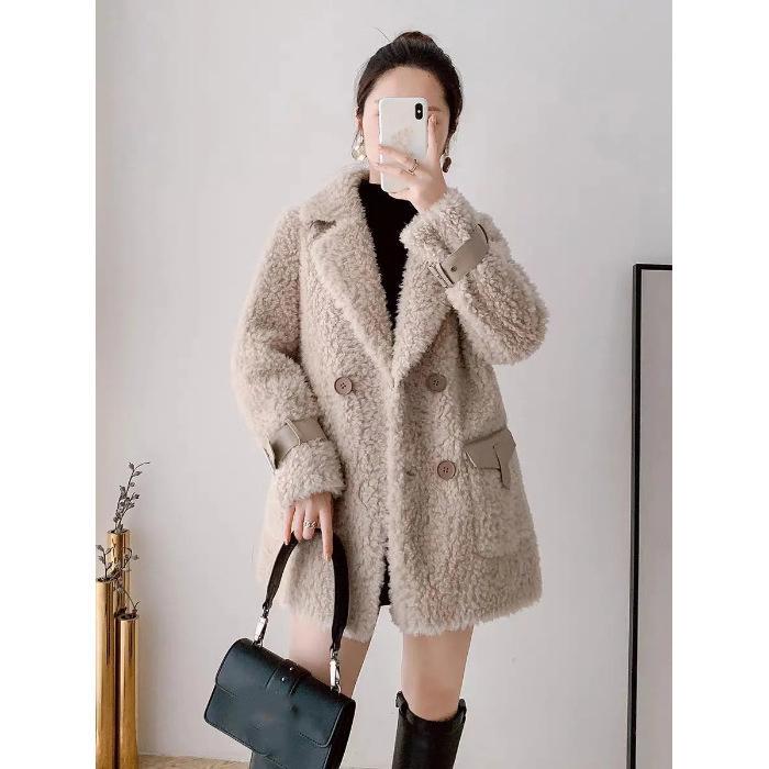 Fur Jacket Thickened Warm Autumn Fashionable Women's Sweatshirt Coat