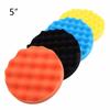 4Pcs 5 Inch (125mm) Buffing Polishing Sponge Pad Kit For Car Polisher Buffer New