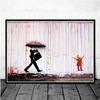 Banksy Street Graffiti Collage Monkey Canvas Painting Poster and Print Nordic Style Wall Art Pictures for Living Room Home Decor No Frame
