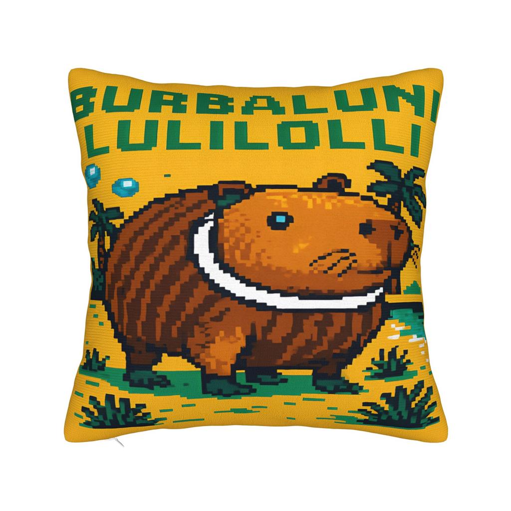 Pillow Case Italian Brainrot Graphic Pillow Cover For Chair Sofa Home Decor Fashion Pillowcases