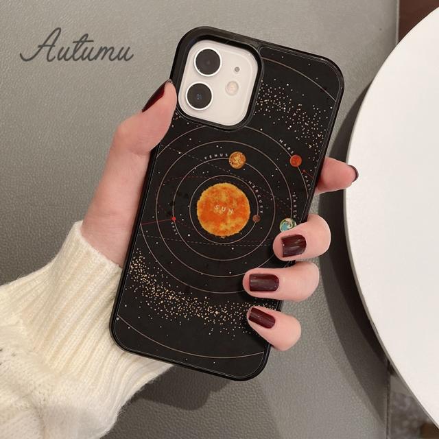 Чехол для телефона «Космические планеты Земля Марс» для iPhone 11 12 13 14 Pro Max mini X XR XS SE 2020 6S 7 8 Plus Samsung Galaxy S21 S22