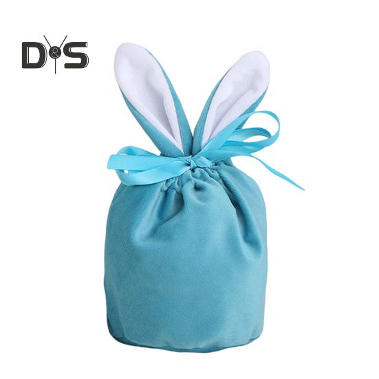 Многоразовый мешок для хранения конфет, супер мягкий, привлекательный, изысканный, пасхальный кролик, праздничный мешок для конфет