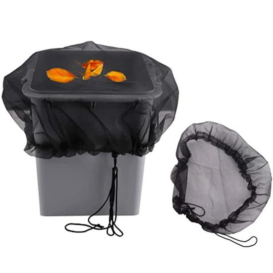 Ведра для воды Сетчатые чехлы Конструкция на шнурке Простая в использовании сетчатая крышка Защита от комаров Всесезонно