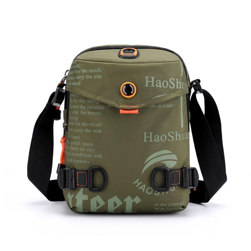 Мужская спортивная сумка через плечо для отдыха на открытом воздухе, модная сумка-мессенджер в стиле хип-хоп, водонепроницаемый рюкзак для мобильного телефона