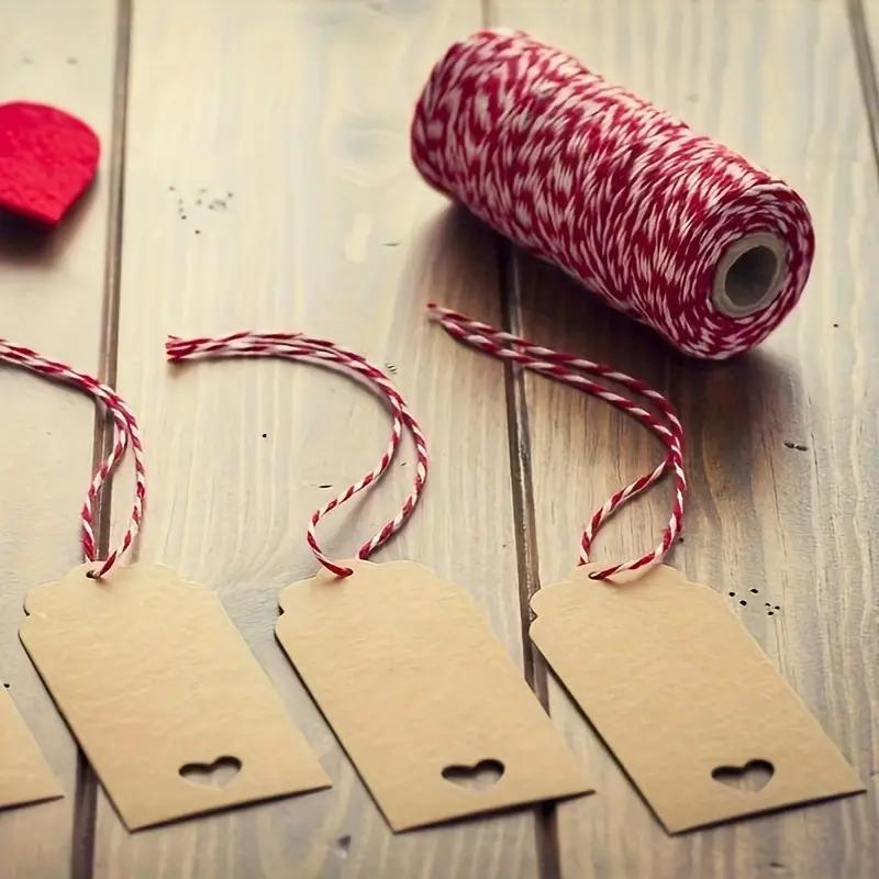 100 м/рулон бечевка для пекарей хлопковые шнуры веревка для домашнего декора ручная работа рождественские принадлежности подарочная упаковка ремесло DIY упаковка подарок